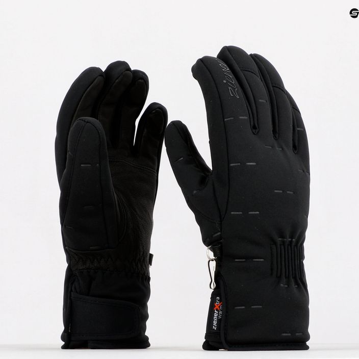 Dámske lyžiarske rukavice ZIENER Korneli As Pr black 801179.12 6