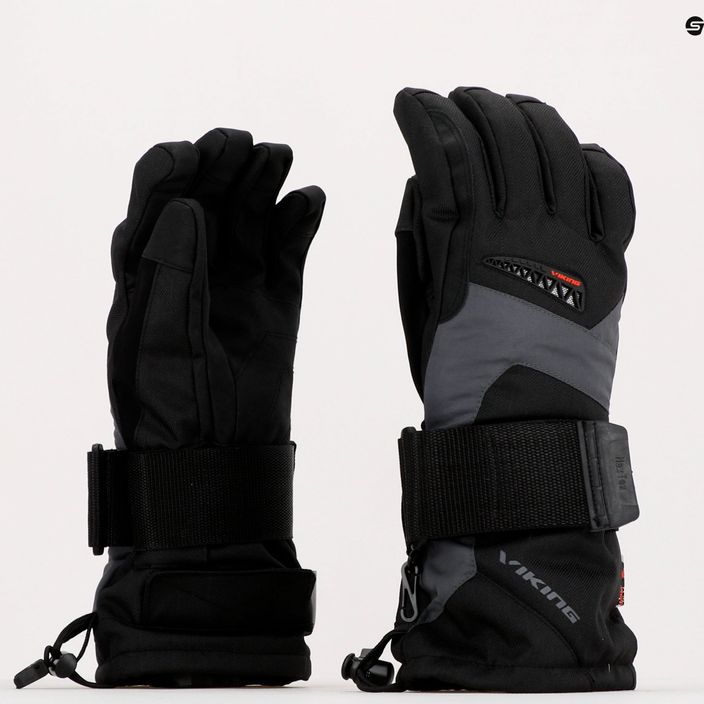 Pánske rukavice na snowboard Viking Trex Snowboard šedé 161/19/2244/08 10