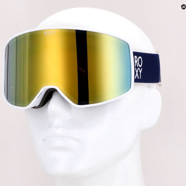 Dámske snowboardové okuliare ROXY Storm Peak Chic 2021 bright white 7