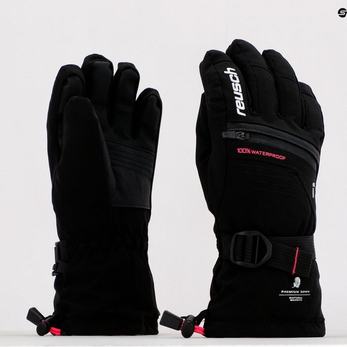 Detské lyžiarske rukavice Reusch Lando R-TEX XT čierne 61/61/243/7720 9