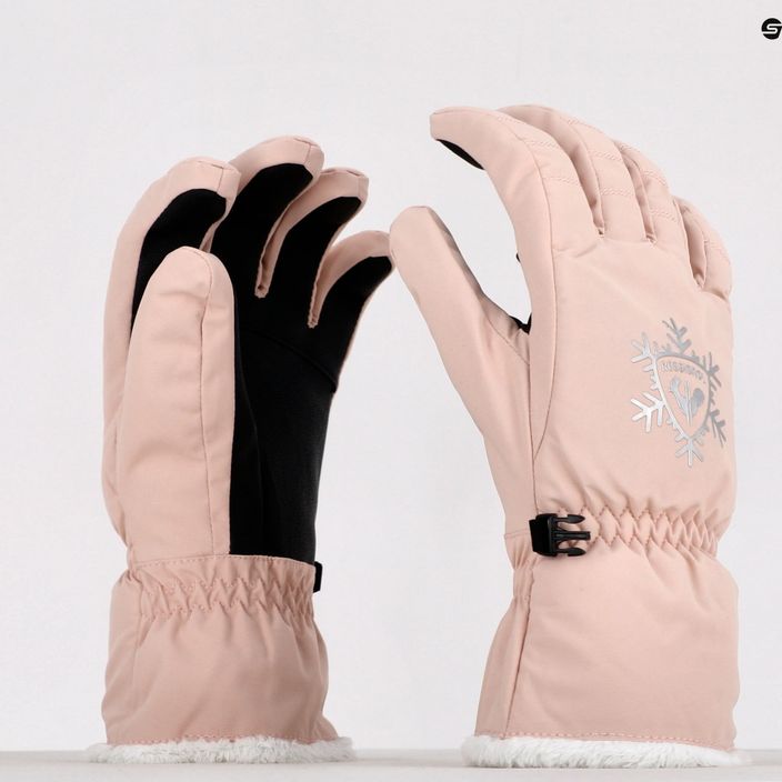Dámske lyžiarske rukavice Rossignol Perfy G pink 7