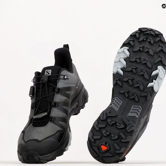 Pánske trekingové topánky Salomon X Ultra 4 GTX čierno-šedé L413851 10