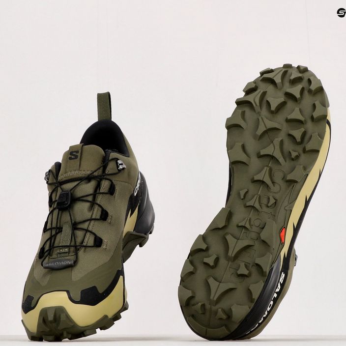 Pánske trekingové topánky Salomon Cross Hike GTX 2 zelené L41738 13