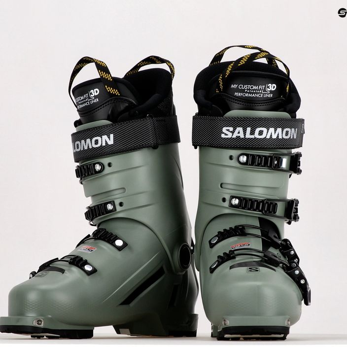 Pánske lyžiarske topánky Salomon Shift Pro 100 AT zelené L478 11