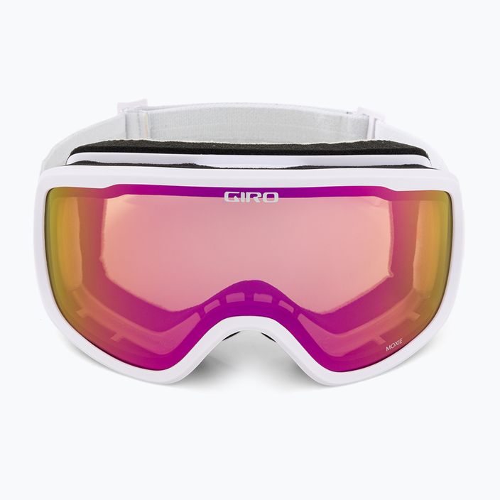 Dámske lyžiarske okuliare Giro Moxie white core light/amber pink/yellow 3