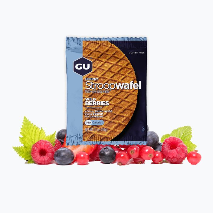 Tyčinka  GU Energy Stroopwaffle 32 g wild berry gluten free 2