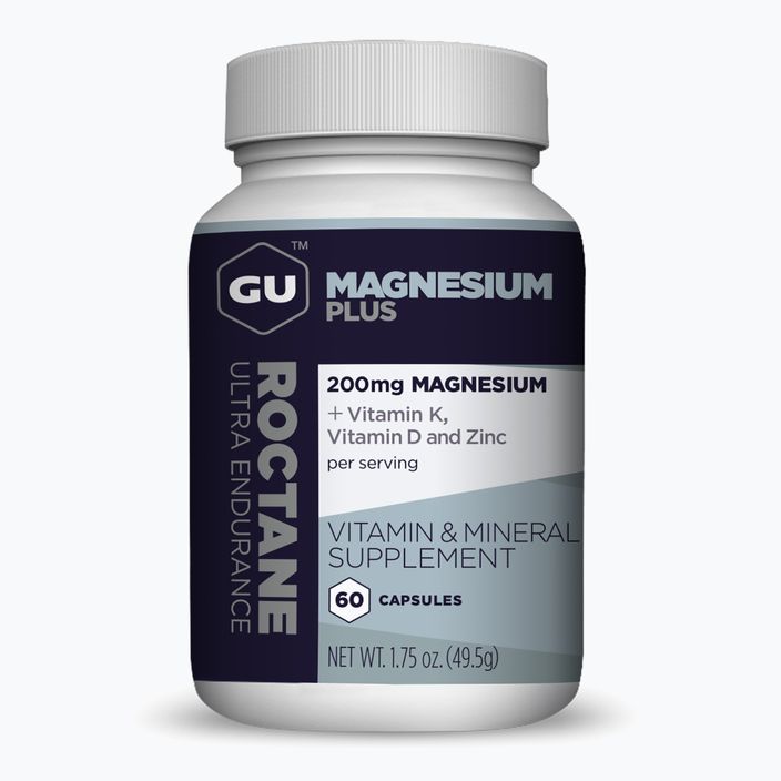 Magnézium GU Magnesium Plus Capsules 60 kapsúl