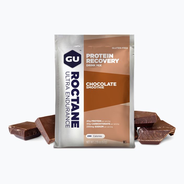 Regeneračný nápoj GU Roctane Recovery Drink Mix chocolate smoothie 2