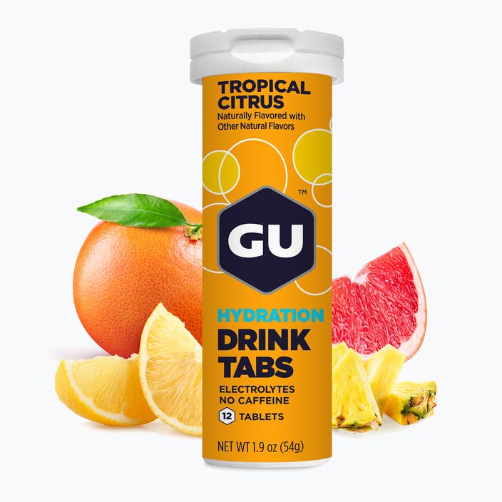 Navodňujúce tabletky GU Hydration Drink Tabs tropical/citrus 12 tabletek 2