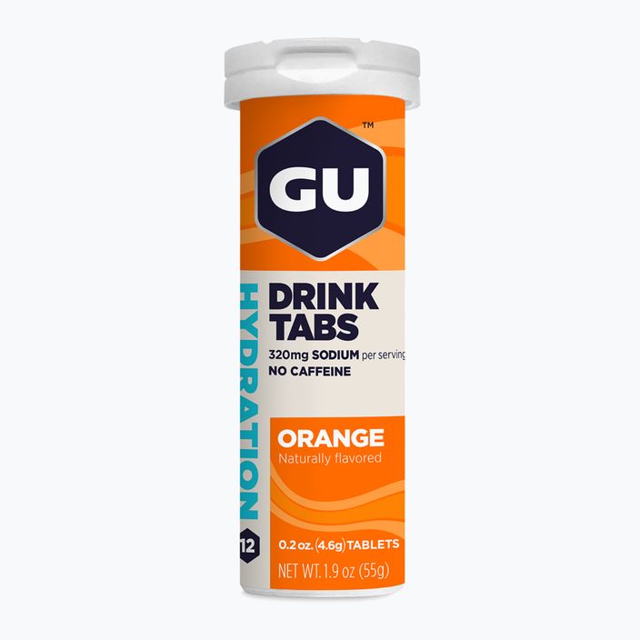 Navodňujúce tabletky GU Hydration Drink Tabs orange 12 tabletek