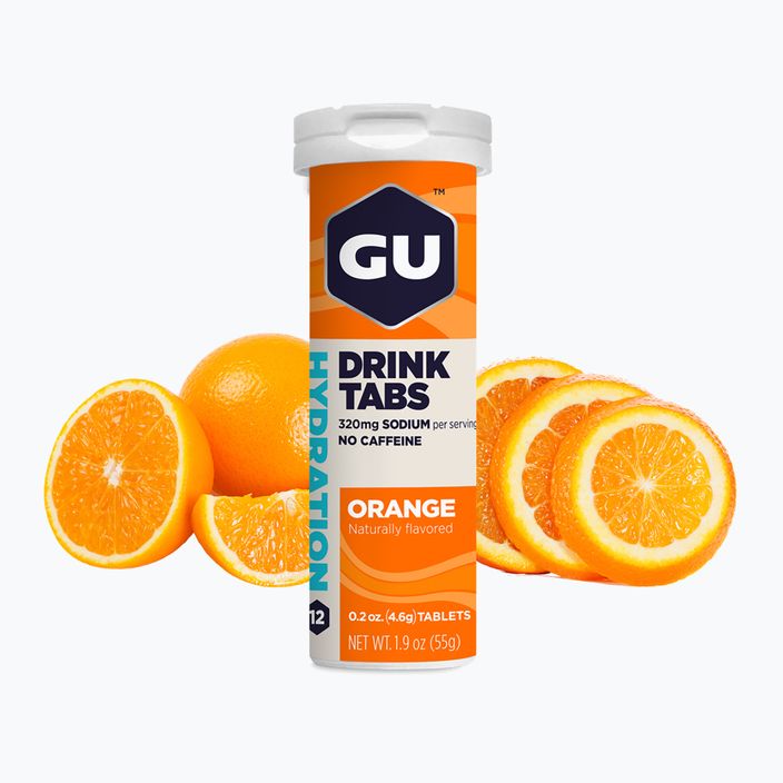 Navodňujúce tabletky GU Hydration Drink Tabs orange 12 tabletek 2