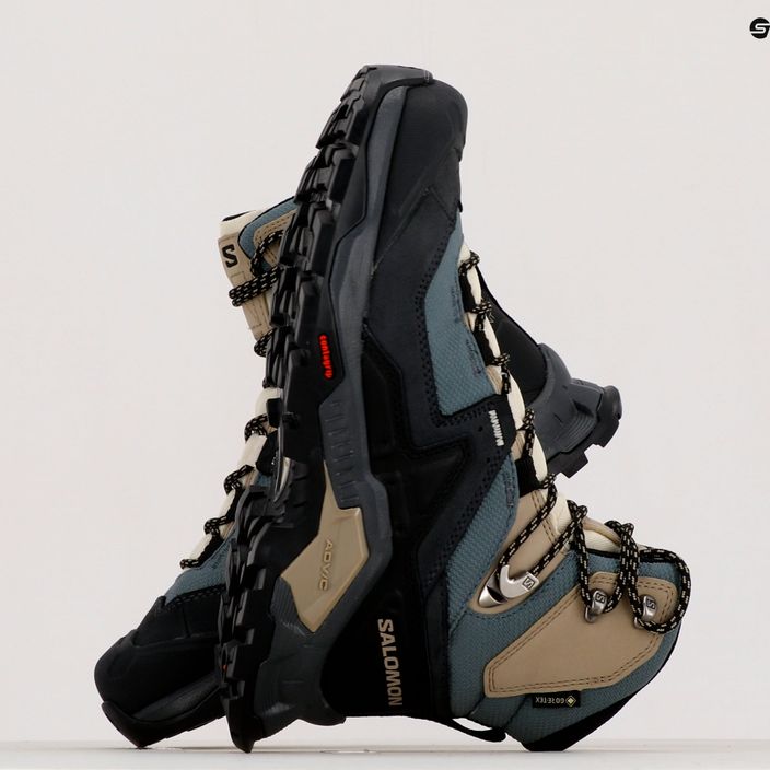 Dámske trekingové topánky Salomon Quest Element GTX čierno-modré L414574 18