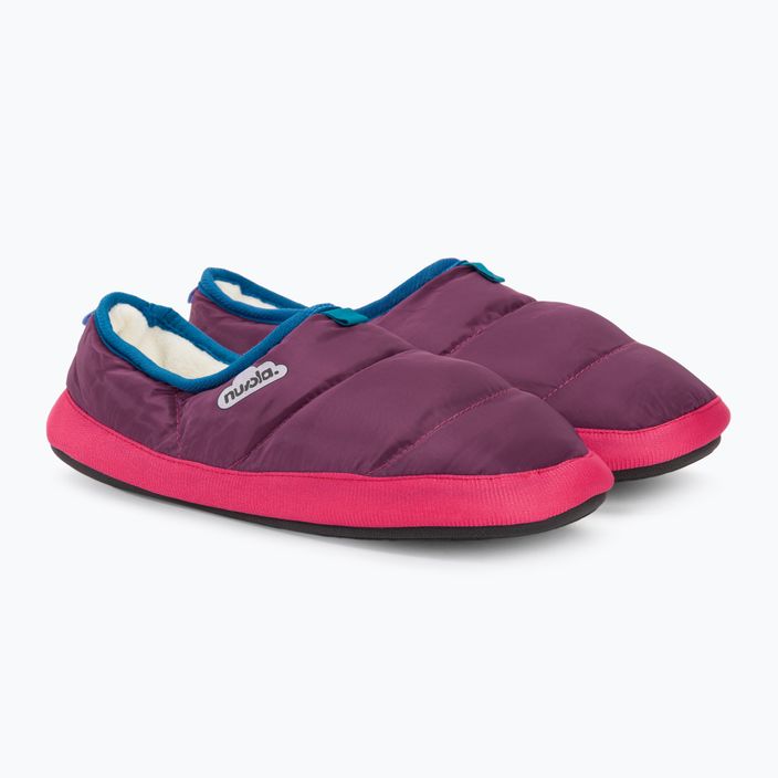 Detské zimné papuče Nuvola Classic Party fialové 4