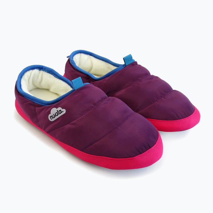 Detské zimné papuče Nuvola Classic Party fialové 9