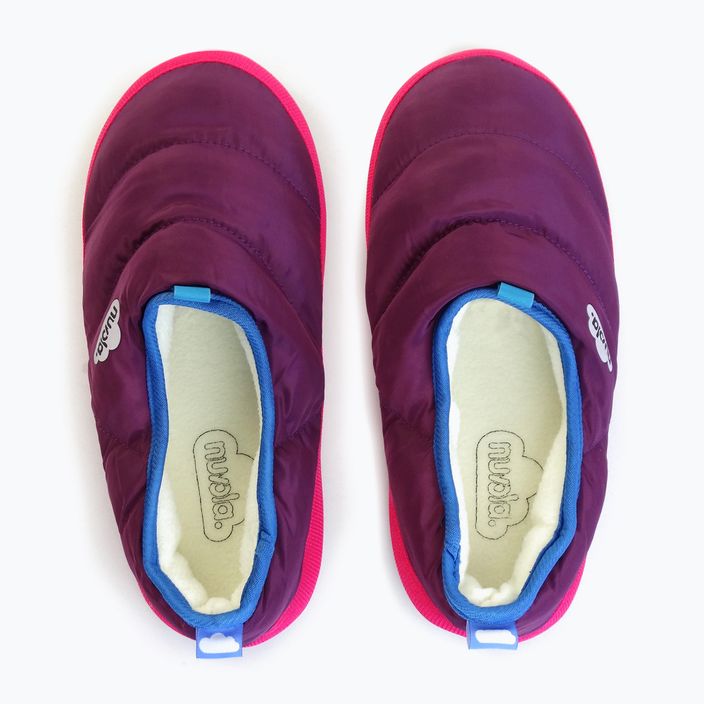 Detské zimné papuče Nuvola Classic Party fialové 10