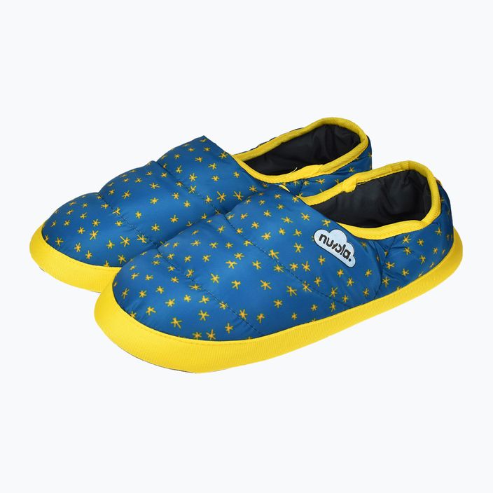 Nuvola Classic Detské zimné papuče s potlačou twinkle blue 11