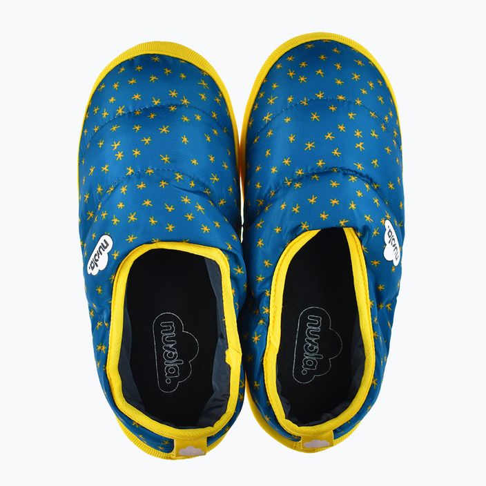 Nuvola Classic Detské zimné papuče s potlačou twinkle blue 12
