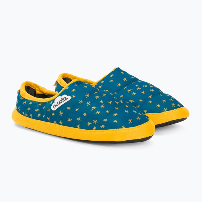 Nuvola Classic Detské zimné papuče s potlačou twinkle blue 4