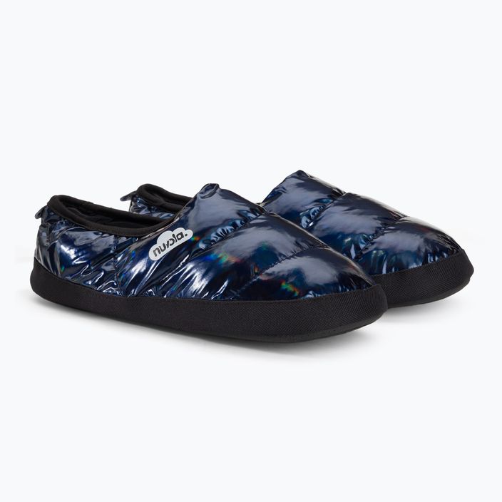 Zimné papuče Nuvola Classic v modrej metalíze 4