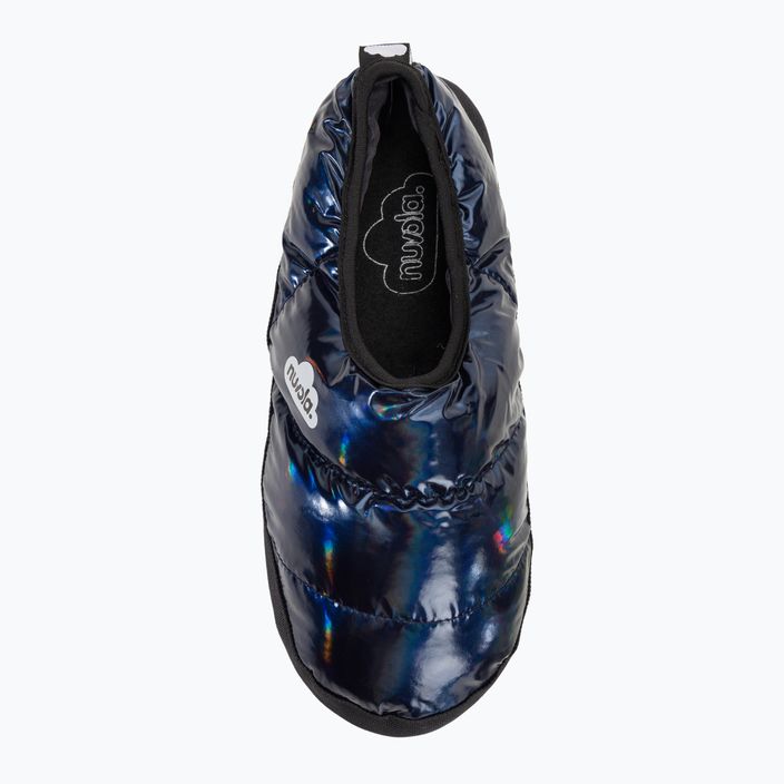 Zimné papuče Nuvola Classic v modrej metalíze 6