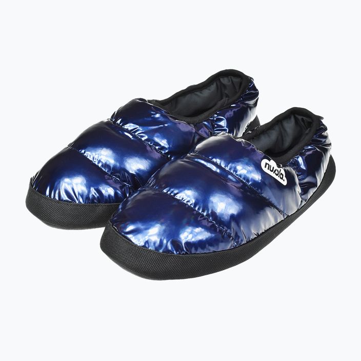 Zimné papuče Nuvola Classic v modrej metalíze 11