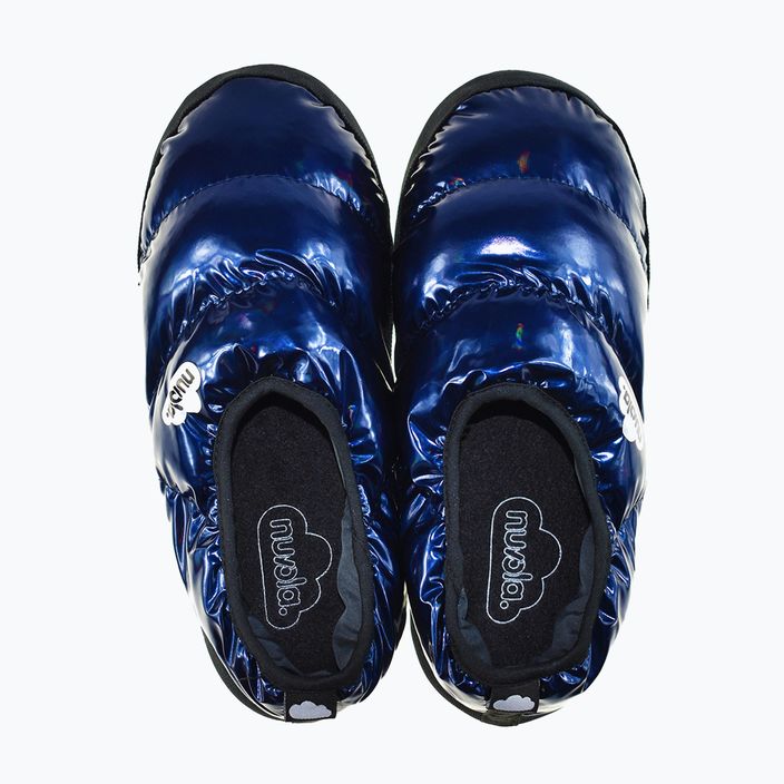 Zimné papuče Nuvola Classic v modrej metalíze 12