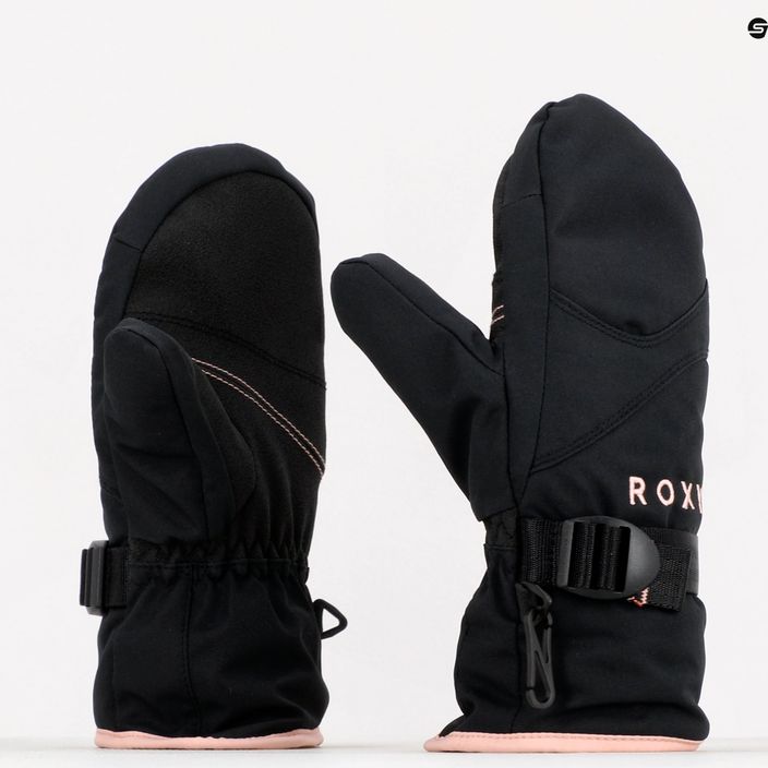 Detské rukavice na snowboard ROXY Jetty Solid 2021 true black 6