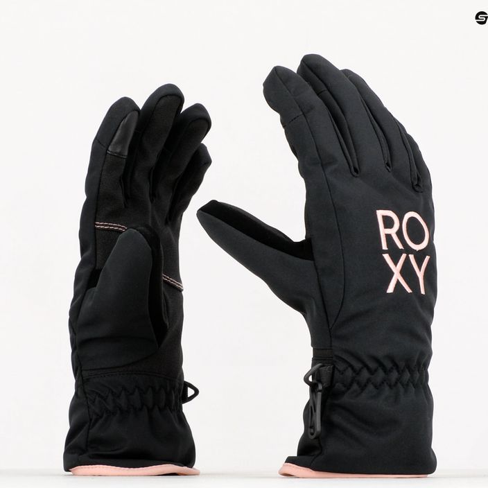 Dámske rukavice na snowboard ROXY Freshfields 2021 true black 8