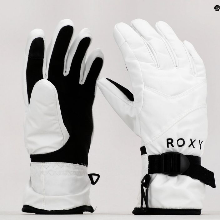 Dámske rukavice na snowboard ROXY Jetty Solid 2021 bright white 6