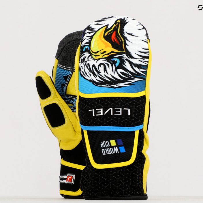 Detské lyžiarske rukavice Level Worldcup CF Mitt žlté 4117JM.66 8