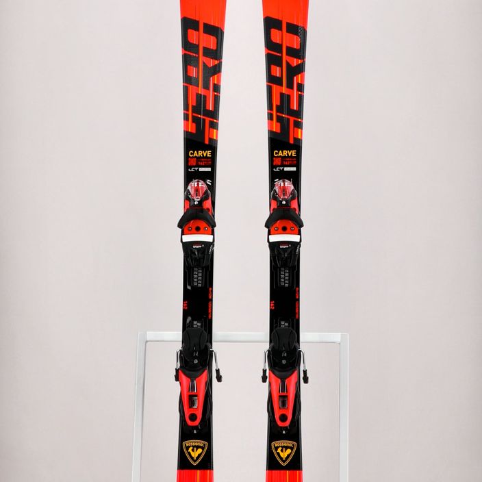 Zjazdové lyže Rossignol Hero Carve K + NX12 red 11