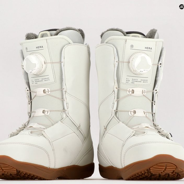 Dámske snowboardové topánky RIDE Hera biele 12G216 10