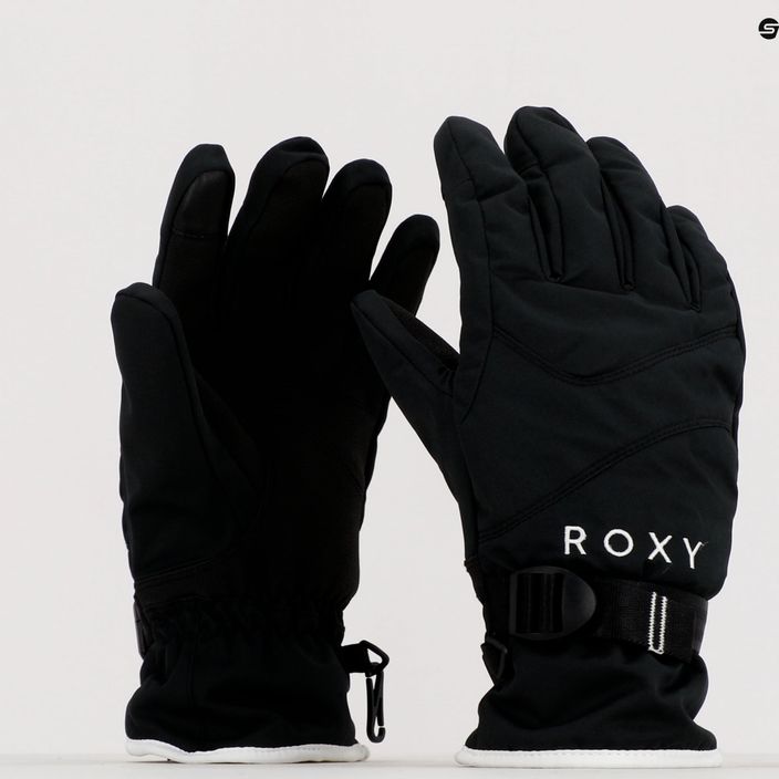 Dámske rukavice na snowboard ROXY Jetty Solid 2021 true black 8