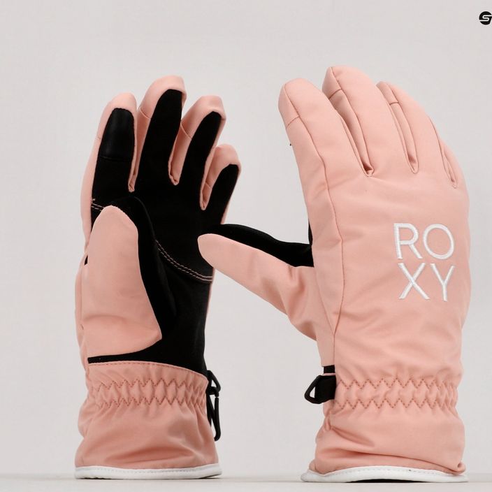 Detské rukavice na snowboard ROXY Freshfields 2021 mellow rose 8