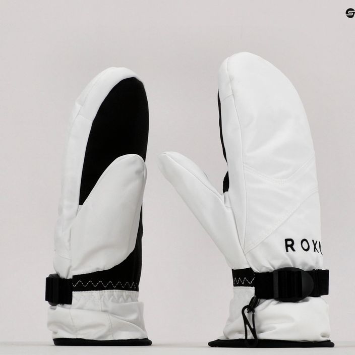 Dámske rukavice na snowboard ROXY Jetty Solid Mitt 2021 white 7