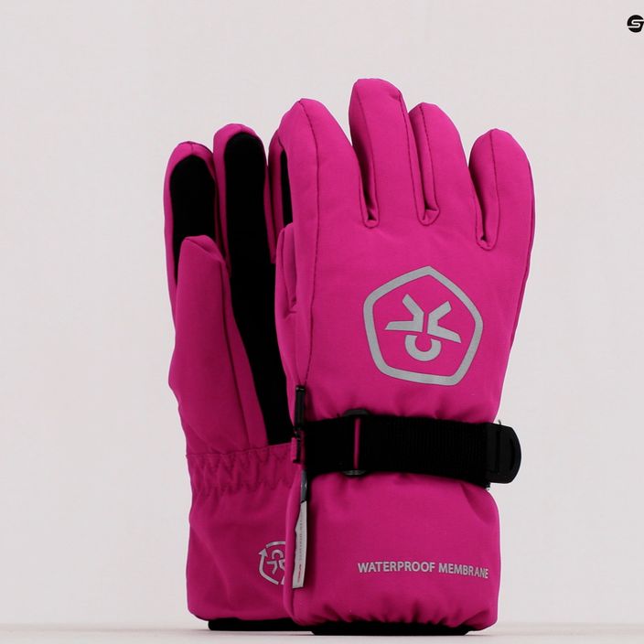 Farba Detské lyžiarske rukavice Vodotesné ružové 74815 7