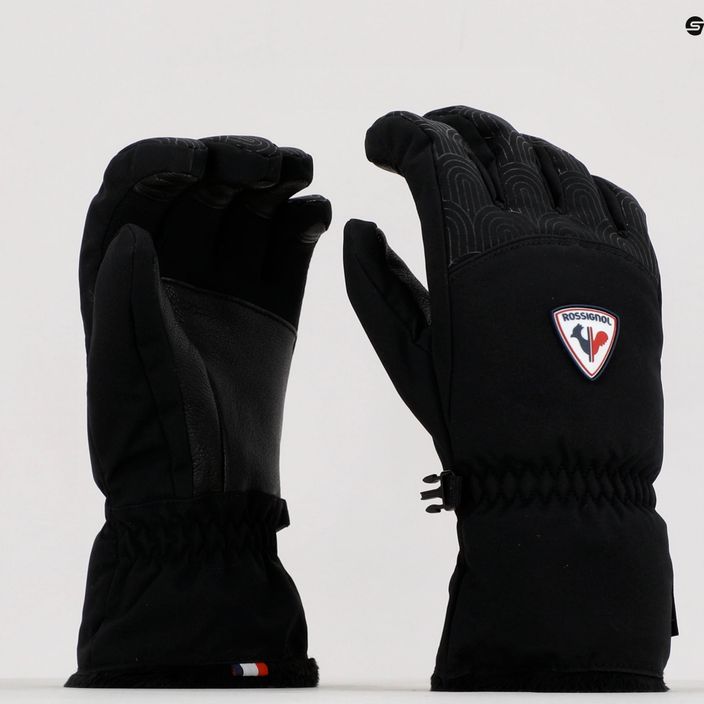 Dámske lyžiarske rukavice Rossignol Romy Impr G black 7