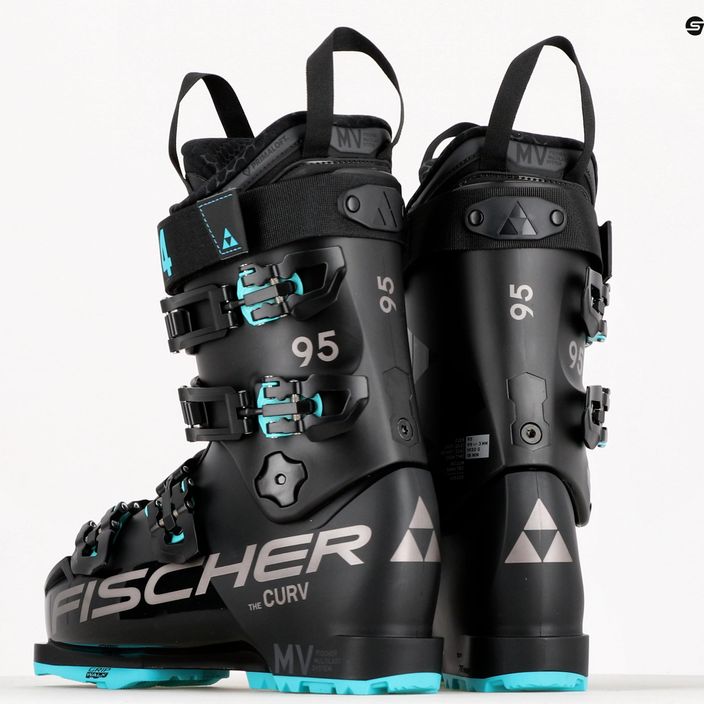 Dámske lyžiarske topánky Fischer The Curv 95 Vac Gw čierne 14