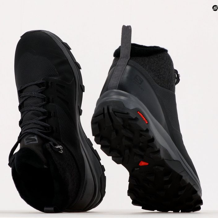 Dámske trekingové topánky Salomon Outsnap CSWP čierne L41111 19