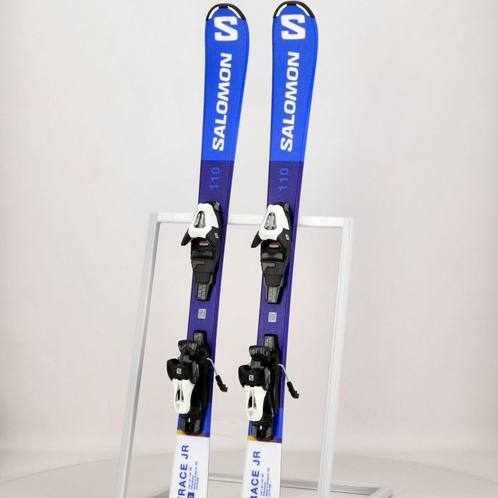 Detské zjazdové lyže Salomon S Race Jr. + C5 blue L47421 16