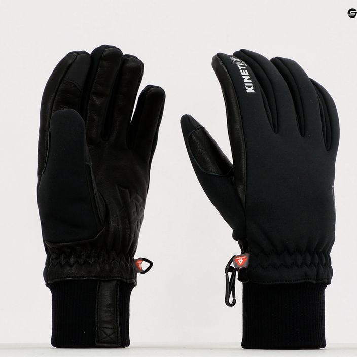 KinetiXx Meru lyžiarske rukavice čierne 7019-420-01 8