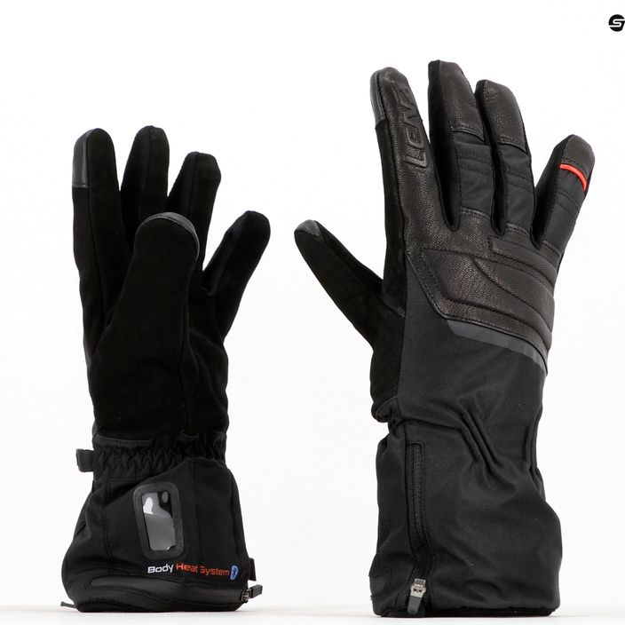 Vyhrievané lyžiarske rukavice Lenz Heat Glove 6. Finger Cap Urban Line black 125 9