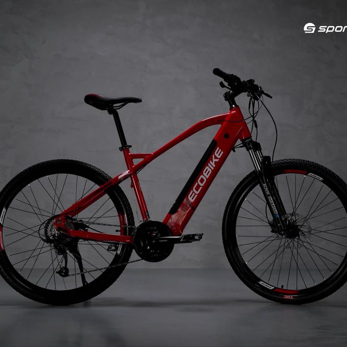 EcoBike SX4 LG elektrický bicykel 17.5Ah červený 1142 26
