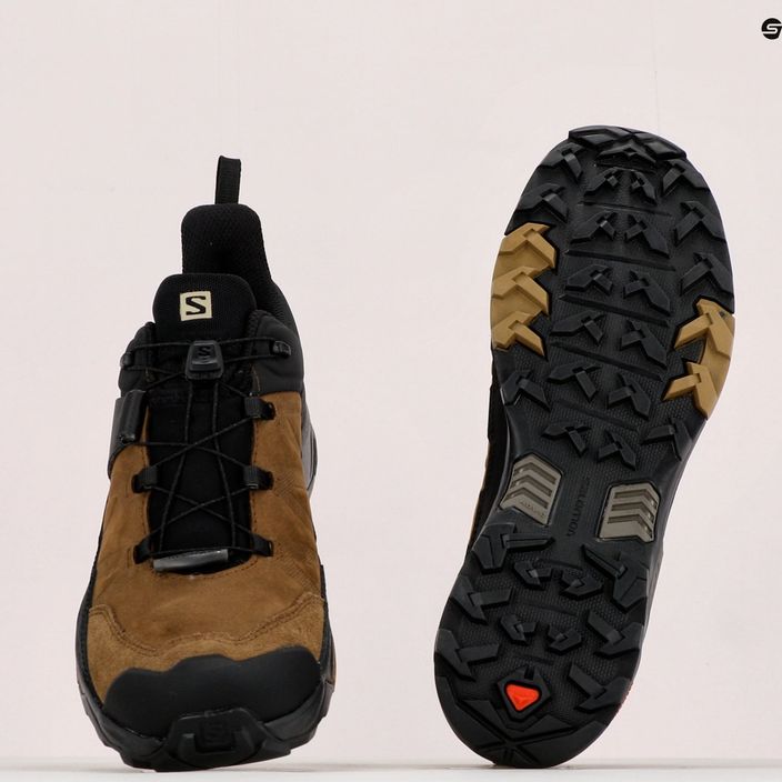 Pánske trekingové topánky Salomon X Ultra 4 LTR GTX hnedo-čierne L413515 19