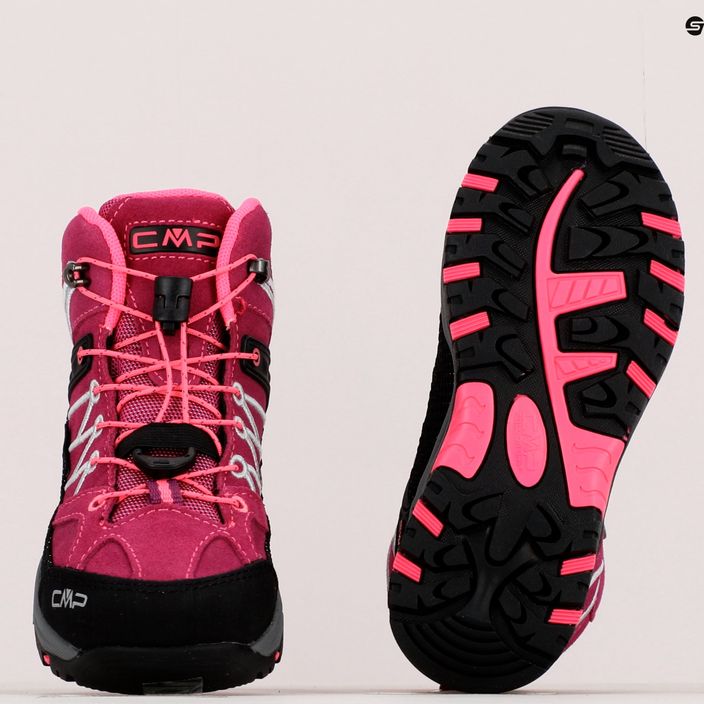 CMP Rigel Mid detské trekové topánky ružové 3Q12944 13