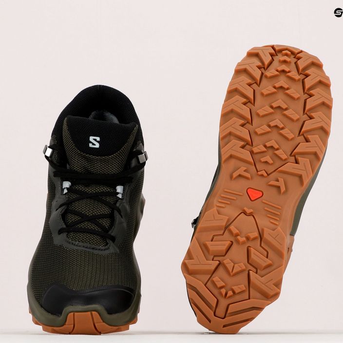 Pánske trekingové topánky Salomon X Reveal Chukka CSWP 2 zelené L41763 18