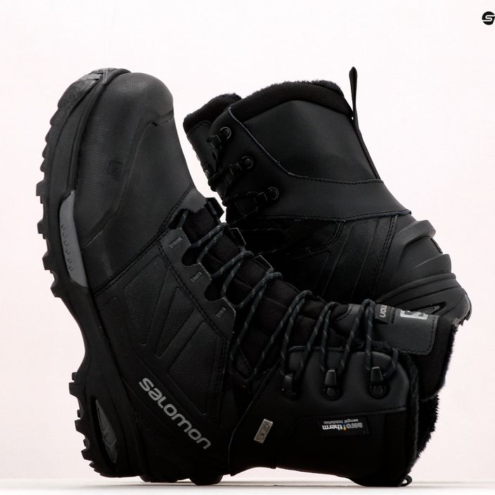 Pánske trekingové topánky Salomon Toundra Pro CSWP čierne L44727 18