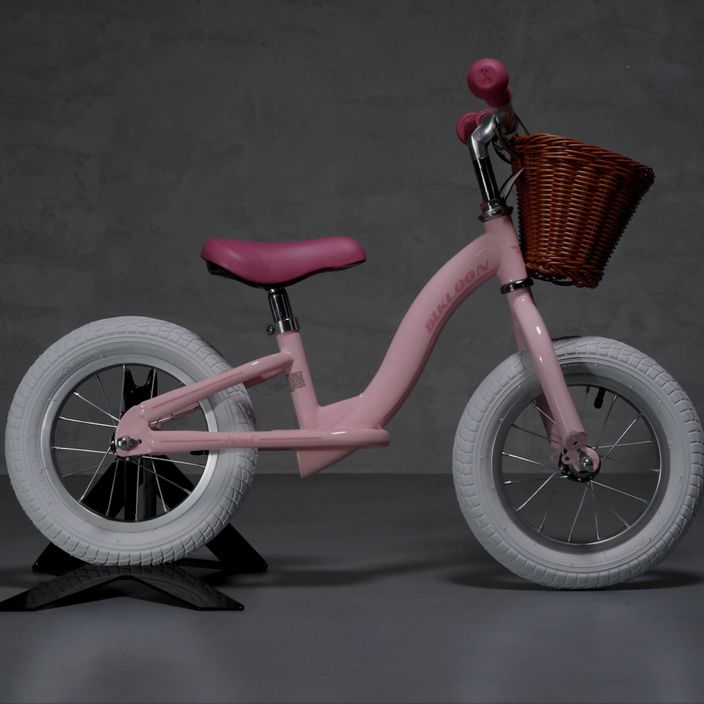 Janod Bikloon Vintage ružový bežecký bicykel J3295 11