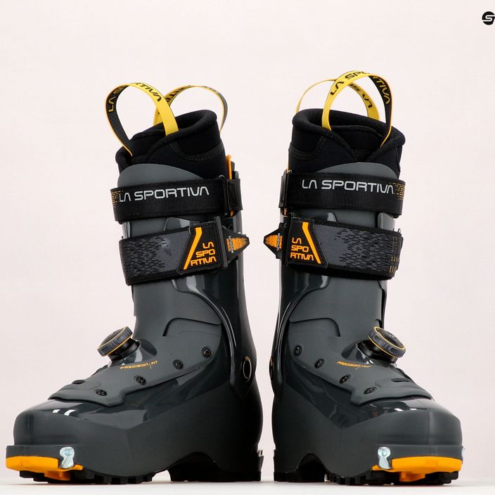 Pánske lyžiarske topánky La Sportiva Solar II šedo-žlté 89G91 17