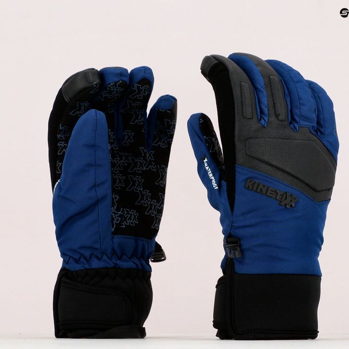 Detské lyžiarske rukavice KinetiXx Billy Ski Alpin modré/čierne 7020-601-04 6